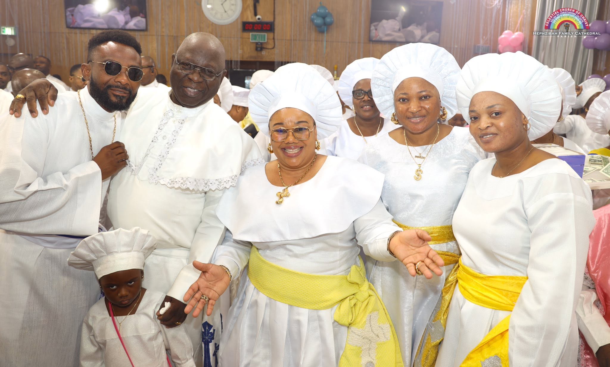 A candid moment from Hephzibah church life