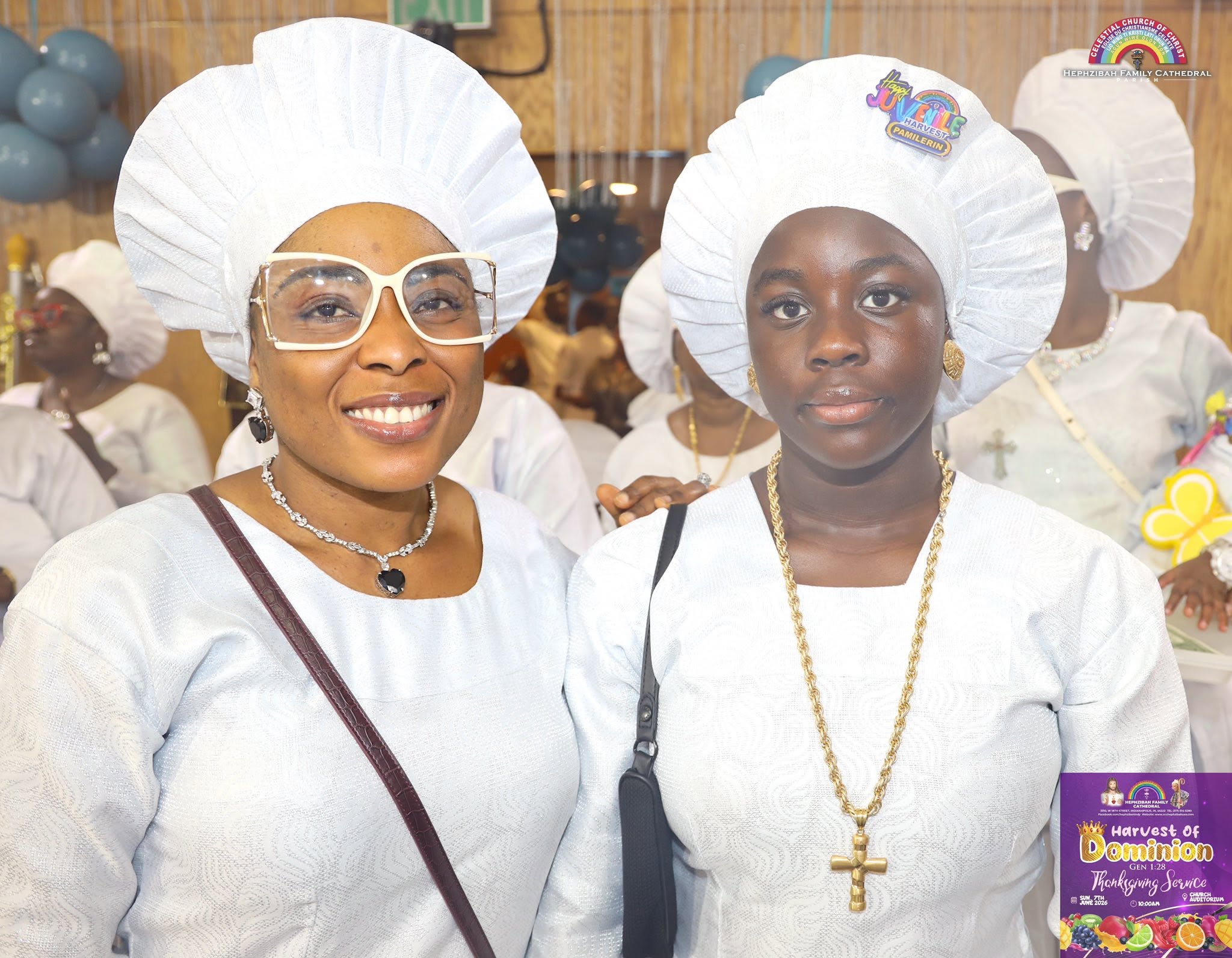 Members gathered during a Hephzibah church program
