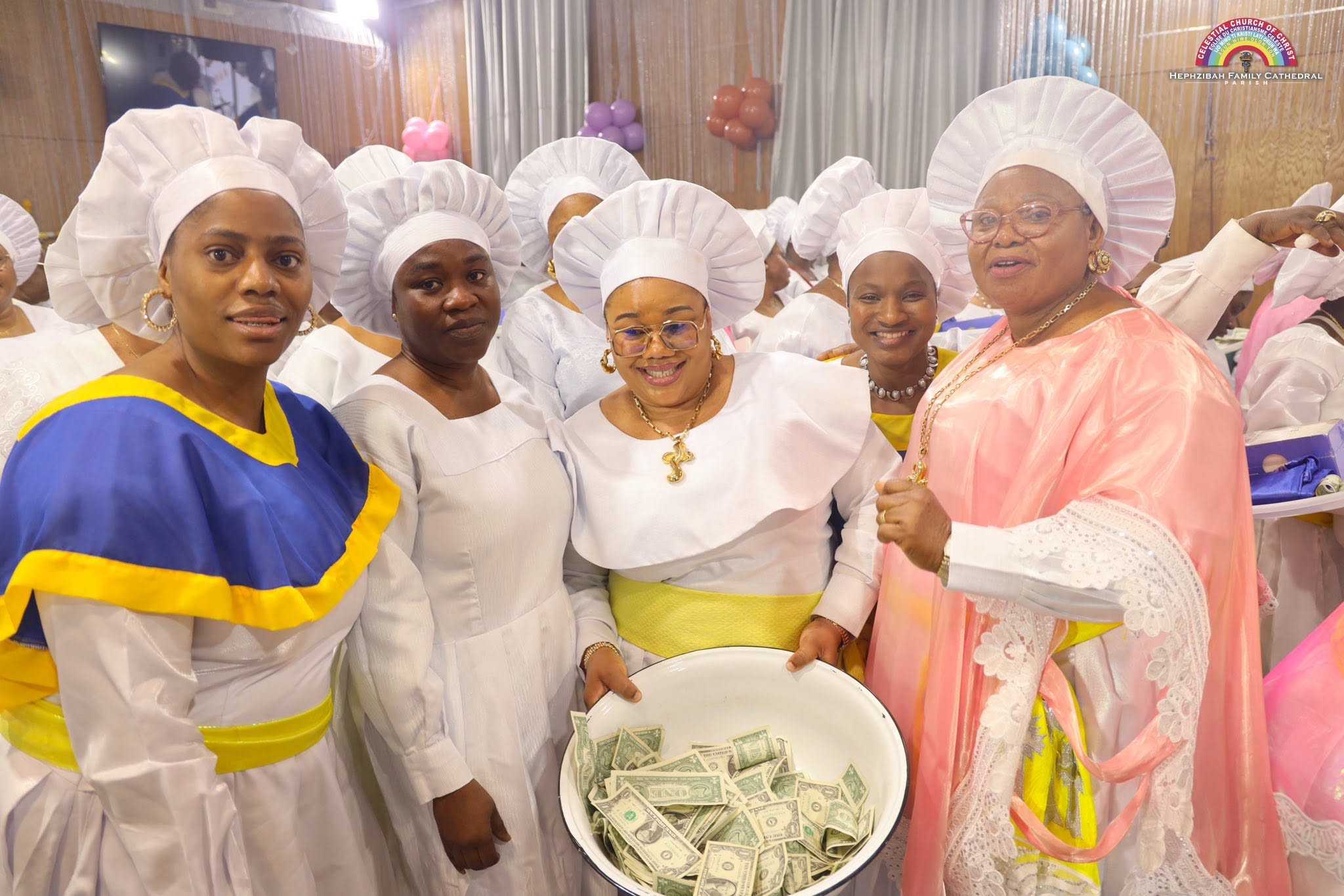 A worship and fellowship moment at Hephzibah Family Cathedral