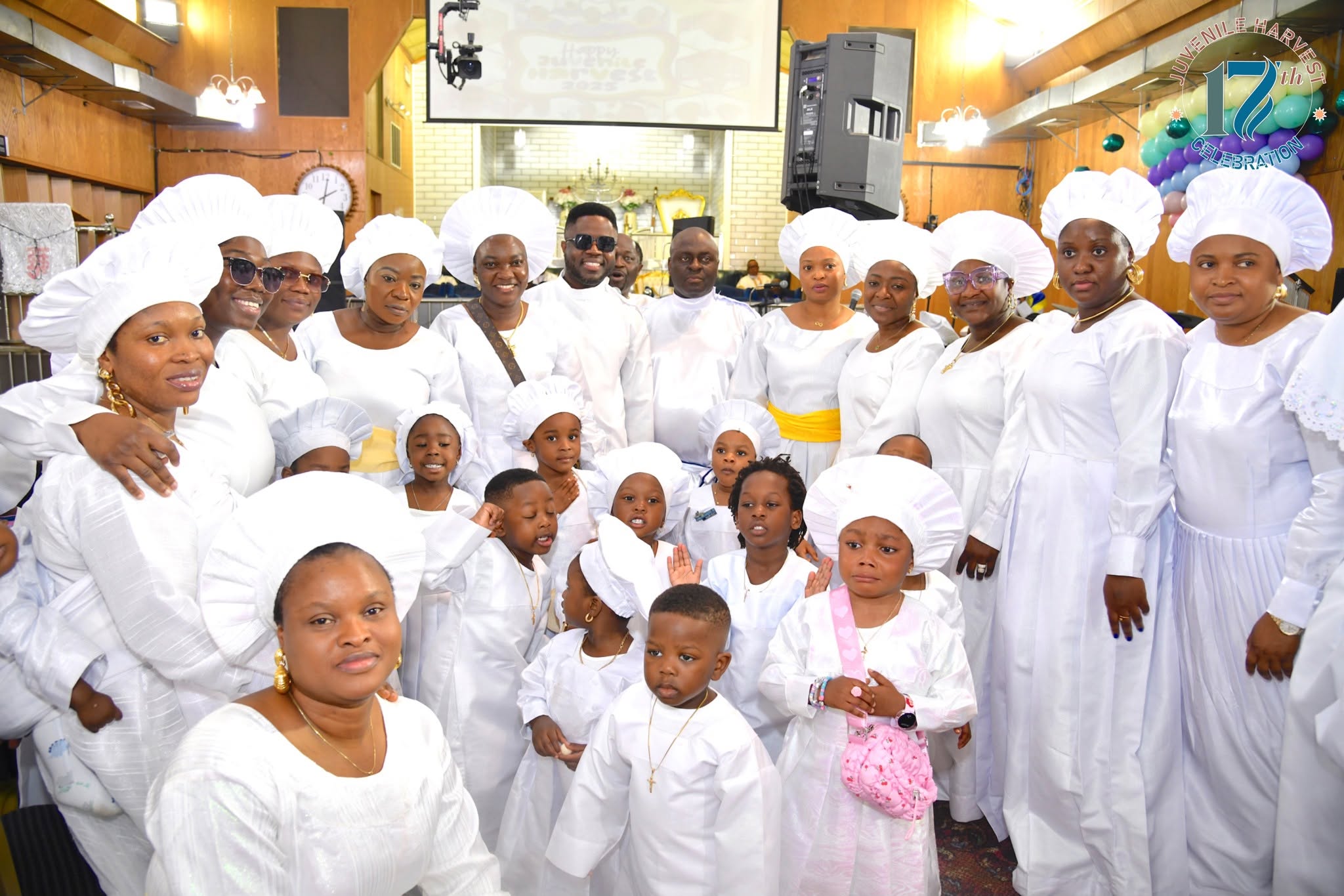 Families and children gathered at Hephzibah Family Cathedral