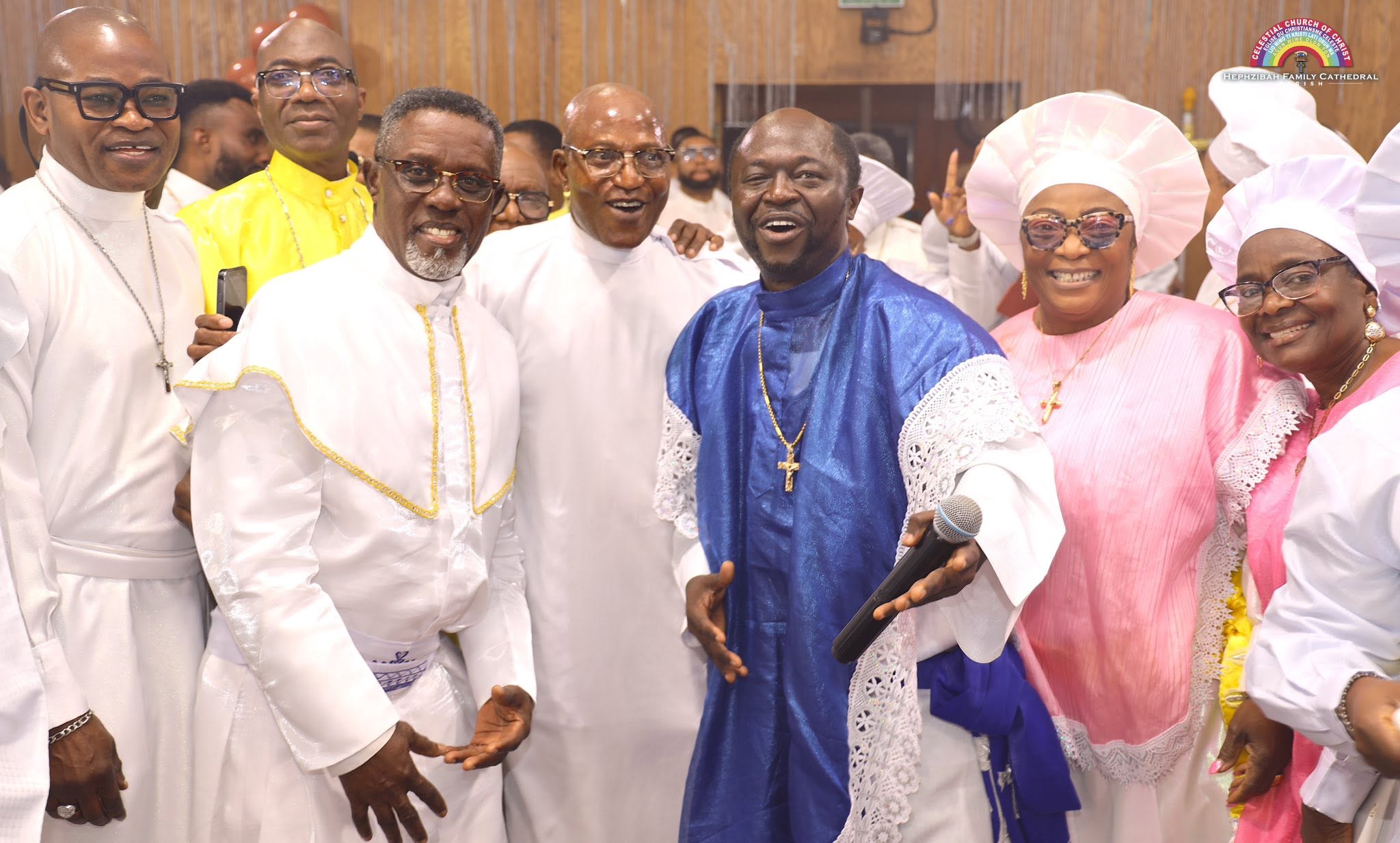 Church leaders and members gathered at Hephzibah Family Cathedral